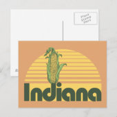 Retro Indiana Postkarte (Vorne/Hinten)