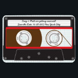 Retro Indie Mixtape Wedding Red, Black & White Magnet<br><div class="desc">Ein funky 80er Boombox,  romantische,  miteinander verflochtene Kopfhörer und bunte Retro-Indie-Mixtapes sind die Stars dieser lustigen und einzigartigen Hochzeitssuite.</div>