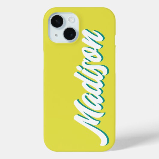 Retro-Individuelle Name Personalisiertes Vintages Case-Mate iPhone Hülle (Rückseite)