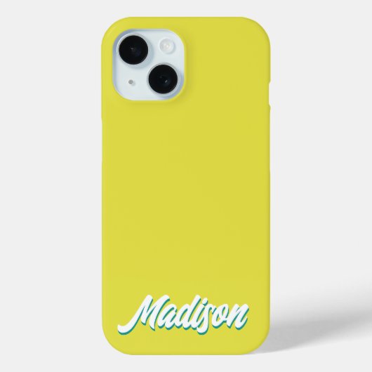 Retro-Individuelle Name Personalisiertes Vintages Case-Mate iPhone Hülle (Rückseite)