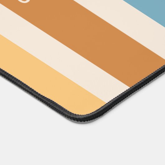 Retro Individuelle Name Text Slogan Office oder Pe Schreibtischunterlage (Ecke)