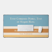 Retro Individuelle Name Text Slogan Office oder Pe Schreibtischunterlage (Tastatur & Maus)