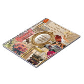 Retro-Individuelle Name Vintag Notizblock (Linke Seite)