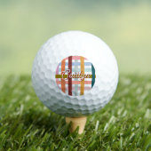 Retro-individuelle Namen-Webware-Rollenstreifen Golfball (Insitu T-Shirt)