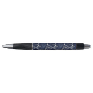 Retro Industrial Blue Printing Engineering Kugelschreiber