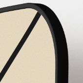 Retro Industrial Deco Geometric Art Pickleball Schläger (Linke Seite)