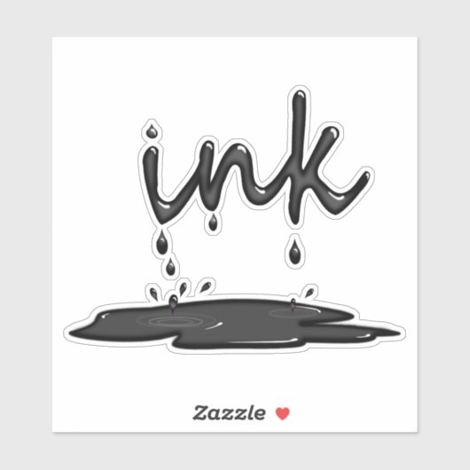 Retro Ink Spritzer Sticker - Creative Vibes (Blatt)