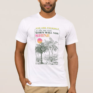 retro inspirierender Selbstfürsorge-Zitat T-Shirt