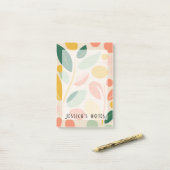 Retro-inspiriert abstraktes Notizblock (Auf Schreibtisch)