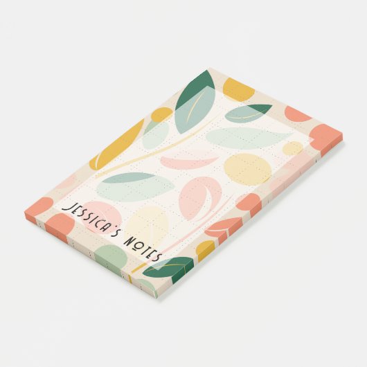 Retro-inspiriert abstraktes Notizblock (angewinkelt)