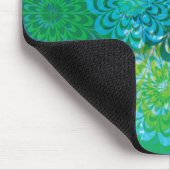 Retro Inspiriert blaue und grüne Mousepad (Ecke)