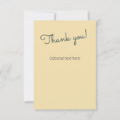 Retro inspiriert Cocktail Dankkarten Dankeskarte (Rückseite)