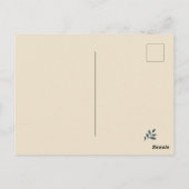 Retro-inspiriert Cocktail-Party Einladung Postkarte (Rückseite)