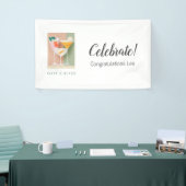 Retro-inspiriert Cocktailbanner in weichen Pastell Banner (Messeveranstaltung)