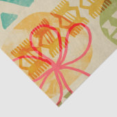 Retro Inspiriert hawaiianisches Druckmuster Seidenpapier (Detail)