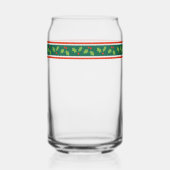 Retro Inspiriert Holly Border Weihnachten Dosenglas (Rückseite)