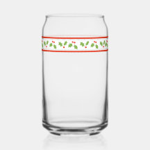 Retro Inspiriert Holly Border Weihnachten