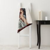 Retro Inspiriert Portrait von nachdenklicher junge Sherpadecke (Beispiel)