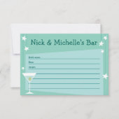 Retro Inspiriert Rezept-Karte (Vorderseite)