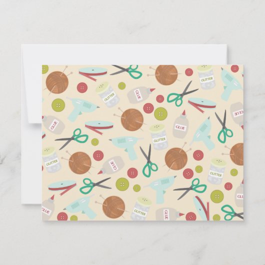 Retro-Inspirierte Party Einladung (Rückseite)