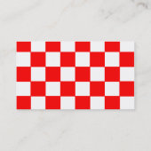 Retro inspirierte Restaurant-oder Visitenkarte (Rückseite)