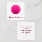 Retro-Inspirierte Visitenkarte (Vorne/Hinten)