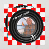 Retro inspiriertes einladung (Vorne/Hinten)