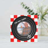 Retro inspiriertes einladung (Stehend Vorderseite)