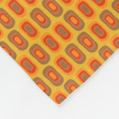 Retro-Inspiriertes Muster Fleecedecke (Ecke)