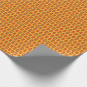 Retro-Inspiriertes Muster Geschenkpapier (Ecke)