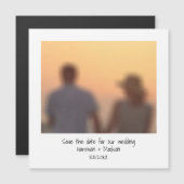 Retro Instant Foto Name Speichern des Datums-Magne Magnetkarte (Vorne/Hinten)