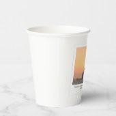 Retro Instant Foto Pärchen Freundesnamen benutzerd Pappbecher (Rechts)