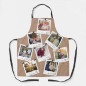Retro Instant Foto Print Style Collage 8 Bild Schürze (Vorderseite)