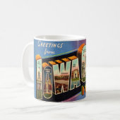 Retro Iowa City Tasse (Vorderseite Links)