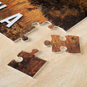 Retro Iowa Patriotic Spirit - Ameriana Herzland Puzzle (Seite)