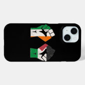 Retro Ireland Palestina Solidarity Fist Revolution Case-Mate iPhone Hülle (Rückseite (Horizontal))