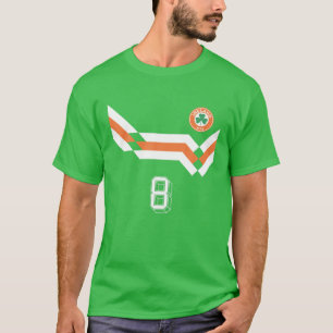 Retro Ireland Soccer Jersey Eire Wappen Irish Clov T-Shirt