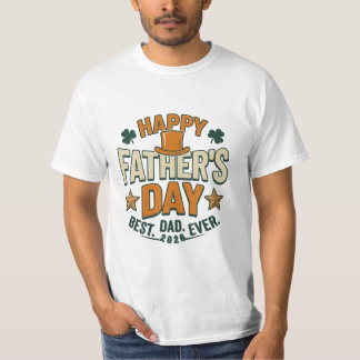 Retro-irisches St. Patrick's-Thema Frohen Vatertag T-Shirt