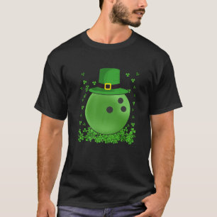 Retro Irish Bowling Shamrock T-Shirt