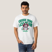 Retro Irish Dog Lovers - Irish Dog Lovers Unite T-Shirt (Vorne ganz)