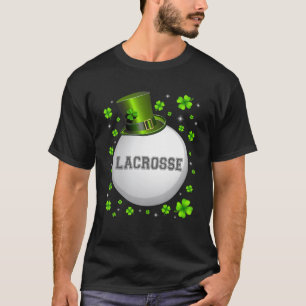 Retro Irish Lacrosse Kleeblatt Sports St. Patrick' T-Shirt