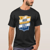 Retro Irish On Saturday Colt On Sunday Football Fa T-Shirt (Vorderseite)