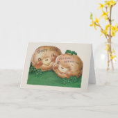 Retro Irish Potato St. Patrick's Day Card Karte (Gelbe Blume)