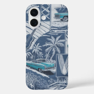 Retro Island Cruiser iPhone 16 Hülle