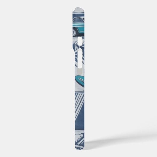 Retro Island Cruiser Case-Mate iPhone Hülle (Rückseite / Links)