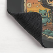 Retro Island Pals: Ninja Cat Crew Mousepad (Ecke)