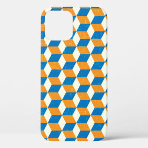 Retro-isometrische Würfel, geometrische Illusion Case-Mate iPhone Hülle
