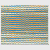 Retro-isometrische Würfel, geometrische Illusion Geschenkpapier (Flach)