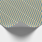 Retro-isometrische Würfel, geometrische Illusion Geschenkpapier (Ecke)