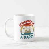 Retro ist als Daddy Gamer New Dad Gamer wiedergebo Kaffeetasse (Links)